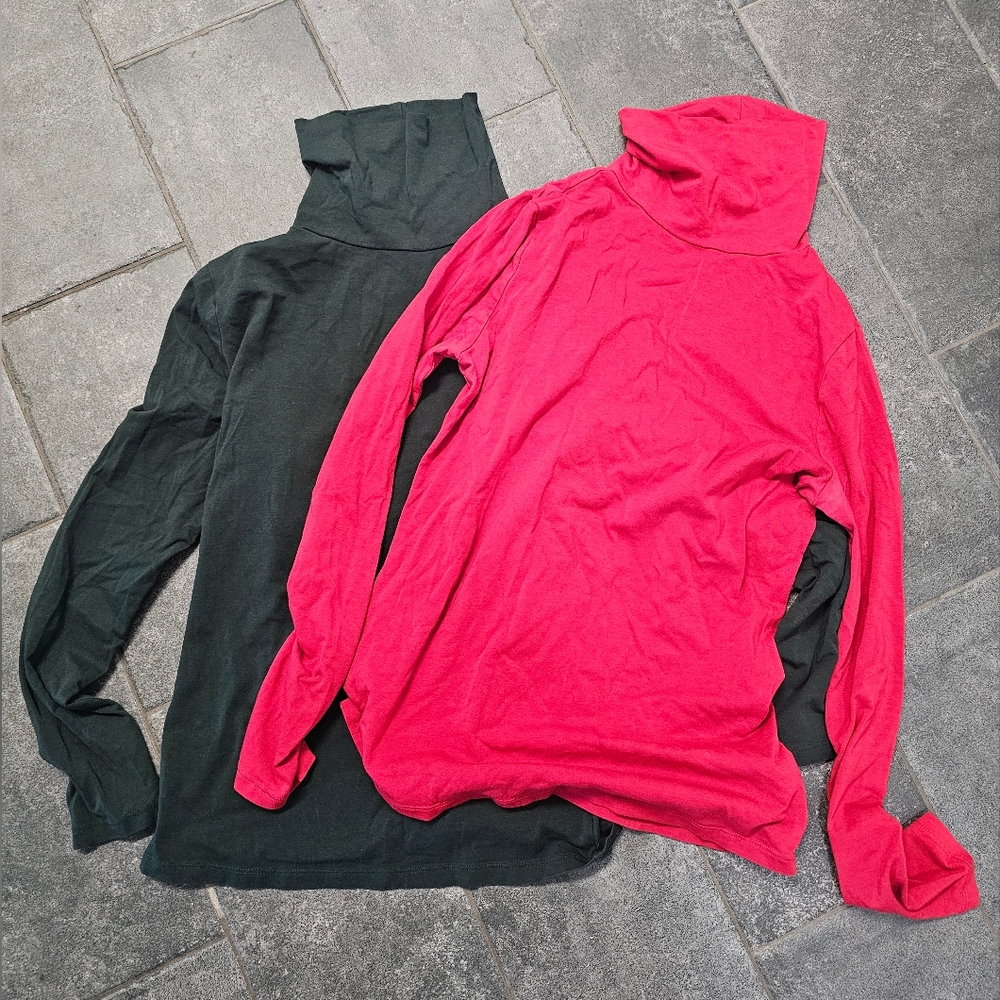 2 Old Navy Plush Turtlenecks